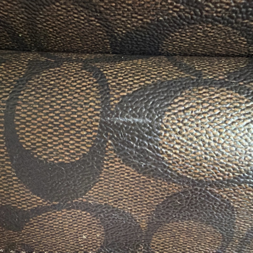 Coach Signature Brown Backpack and Wallet - Picture 11 of 16